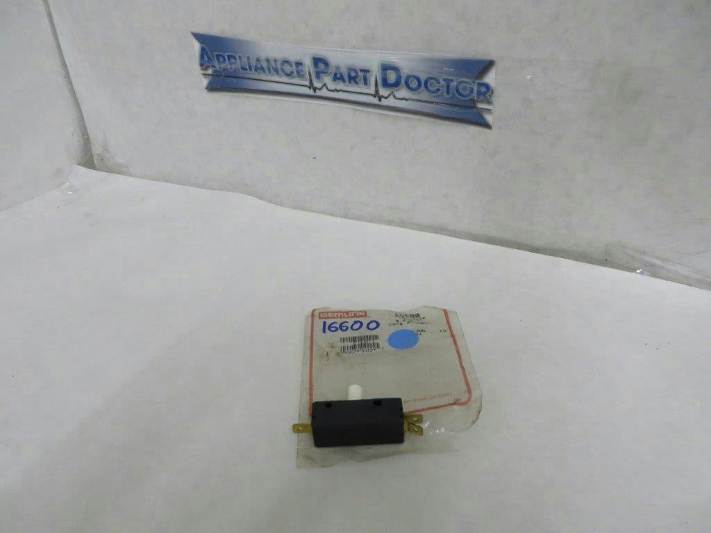 GEMLINE REFRIGERATOR 16600 DOOR LIGHT SWITCH NEW GEMLINE REFRIGERATOR 16600 DOOR LIGHT SWITCH NEW